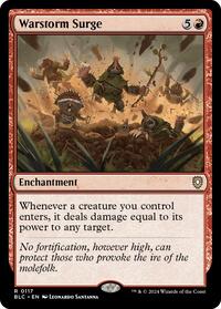 Warstorm Surge, Commander: Bloomburrow