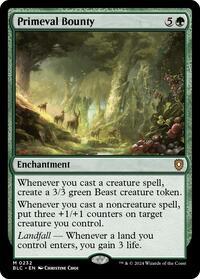 Primeval Bounty, Commander: Bloomburrow