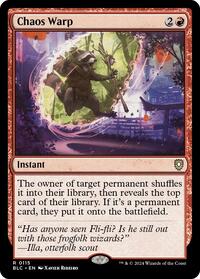 Chaos Warp, Commander: Bloomburrow