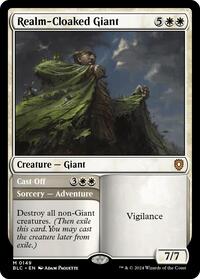 Realm-Cloaked Giant, Commander: Bloomburrow