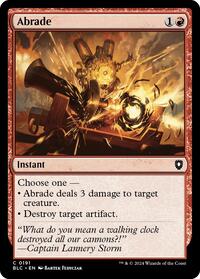 Abrade, Commander: Bloomburrow