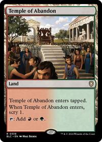 Temple of Abandon, Commander: Bloomburrow