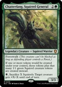 Chatterfang, Squirrel General, Commander: Bloomburrow