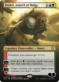 Domri, Anarch of Bolas (Borderless), Commander: Bloomburrow