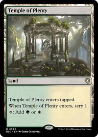Temple of Plenty, Commander: Bloomburrow