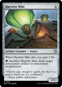 Haywire Mite, Commander: Bloomburrow