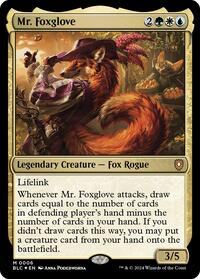 Mr. Foxglove, Commander: Bloomburrow
