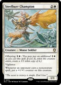 Steelburr Champion, Commander: Bloomburrow