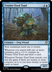 Twenty-Toed Toad, Commander: Bloomburrow