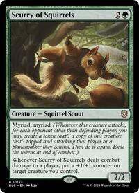 Scurry of Squirrels, Commander: Bloomburrow