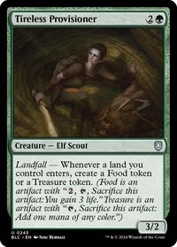 Tireless Provisioner, Commander: Bloomburrow