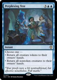 Perplexing Test, Commander: Bloomburrow
