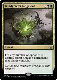 Windgrace's Judgment, Commander: Bloomburrow