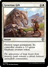 Generous Gift, Commander: Bloomburrow