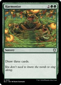 Harmonize, Commander: Bloomburrow