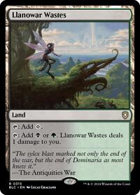 Llanowar Wastes, Commander: Bloomburrow