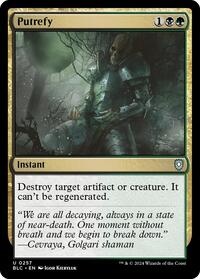 Putrefy, Commander: Bloomburrow