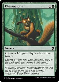 Chatterstorm, Commander: Bloomburrow