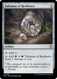 Talisman of Resilience, Commander: Bloomburrow