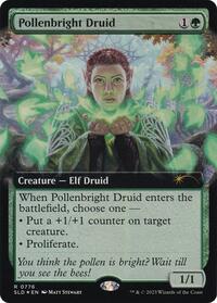 Pollenbright Druid (Extended Art), Secret Lair Drop Series