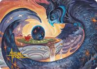Dawn's Truce Art Card (Gold-Stamped Signature), Art Series: Bloomburrow
