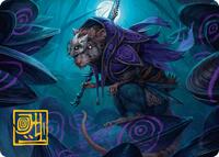 Nightwhorl Hermit Art Card (Gold-Stamped Signature), Art Series: Bloomburrow