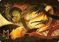 Season of Loss Art Card (Gold-Stamped Signature), Art Series: Bloomburrow