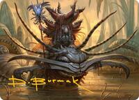 Wick's Patrol Art Card (Gold-Stamped Signature), Art Series: Bloomburrow