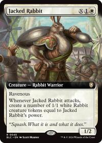 Jacked Rabbit (Extended Art), Commander: Bloomburrow