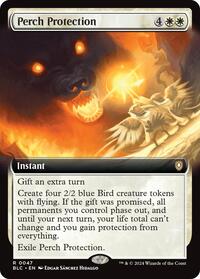 Perch Protection (Extended Art), Commander: Bloomburrow
