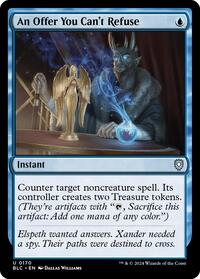 An Offer You Can't Refuse, Commander: Bloomburrow