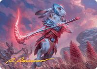 Baylen, the Haymaker Art Card (Gold-Stamped Signature), Art Series: Bloomburrow