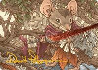 Mabel, Heir to Cragflame Art Card (Gold-Stamped Signature), Art Series: Bloomburrow