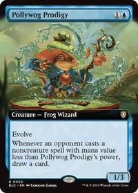 Pollywog Prodigy (Extended Art), Commander: Bloomburrow