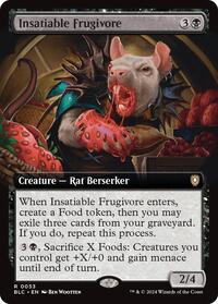 Insatiable Frugivore (Extended Art), Commander: Bloomburrow