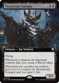 Moonstone Eulogist (Extended Art), Commander: Bloomburrow