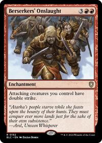 Berserkers' Onslaught, Commander: Bloomburrow
