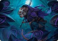 Nightwhorl Hermit Art Card, Art Series: Bloomburrow