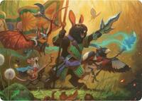 Valley Questcaller Art Card, Art Series: Bloomburrow