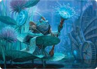 Dour Port-Mage Art Card, Art Series: Bloomburrow