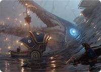 Eluge, the Shoreless Sea Art Card, Art Series: Bloomburrow