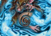 Mind Spiral Art Card, Art Series: Bloomburrow
