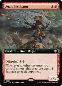 Agate Instigator (Extended Art), Commander: Bloomburrow