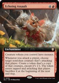 Echoing Assault (Extended Art), Commander: Bloomburrow