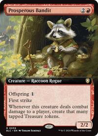 Prosperous Bandit (Extended Art), Commander: Bloomburrow