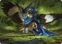Mockingbird Art Card, Art Series: Bloomburrow