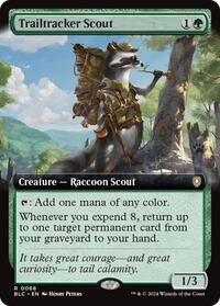 Trailtracker Scout (Extended Art), Commander: Bloomburrow