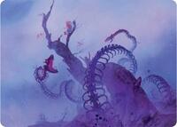 Coiling Rebirth Art Card, Art Series: Bloomburrow
