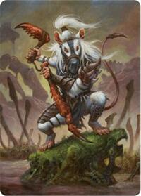 Ink-Eyes, Servant of Oni Art Card, Art Series: Bloomburrow