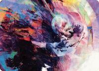 Psychic Whorl Art Card, Art Series: Bloomburrow